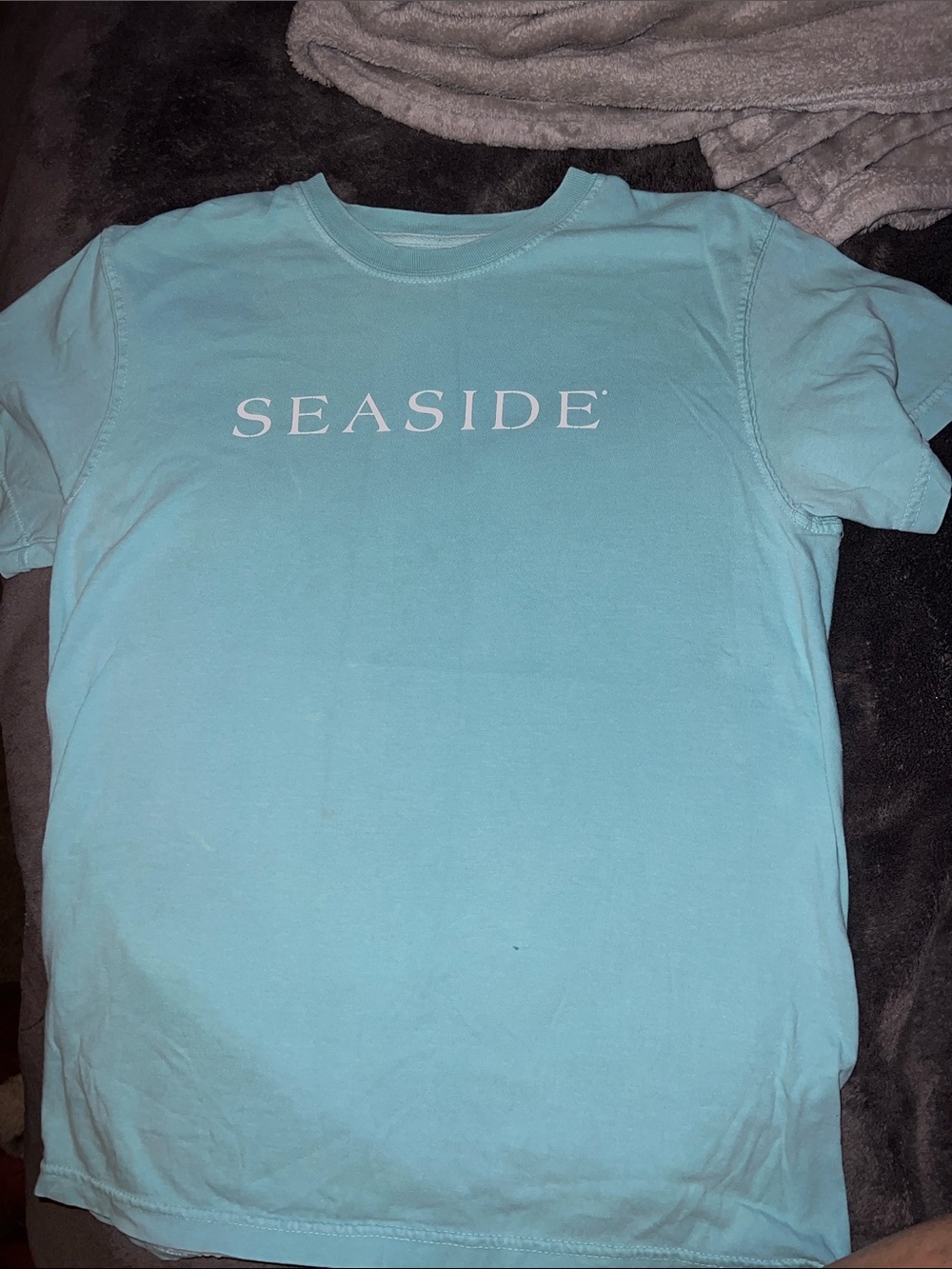 Seaside Women’s Short Sleeve Tee in Light Blue